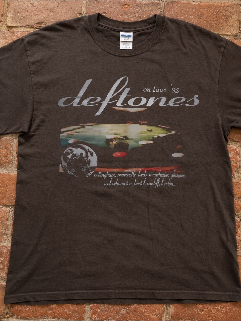Gildan Heavy Cotton Crewneck Tee - Dark Brown UNISEX SIZE L